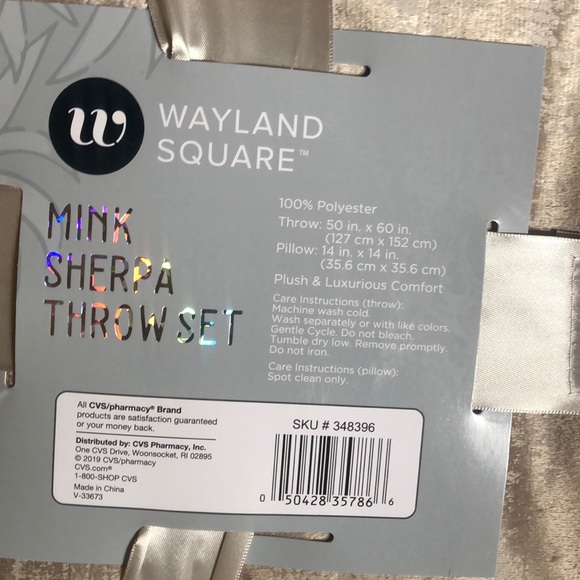 🎁 ❤️Cozy Mink plush Sherpa throw set with pillow - Picture 5 of 5